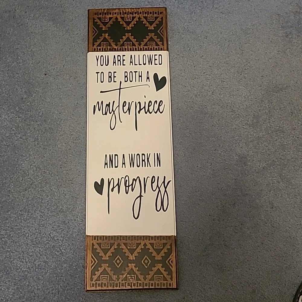 Wall art (homemade) - Picture 1 of 6